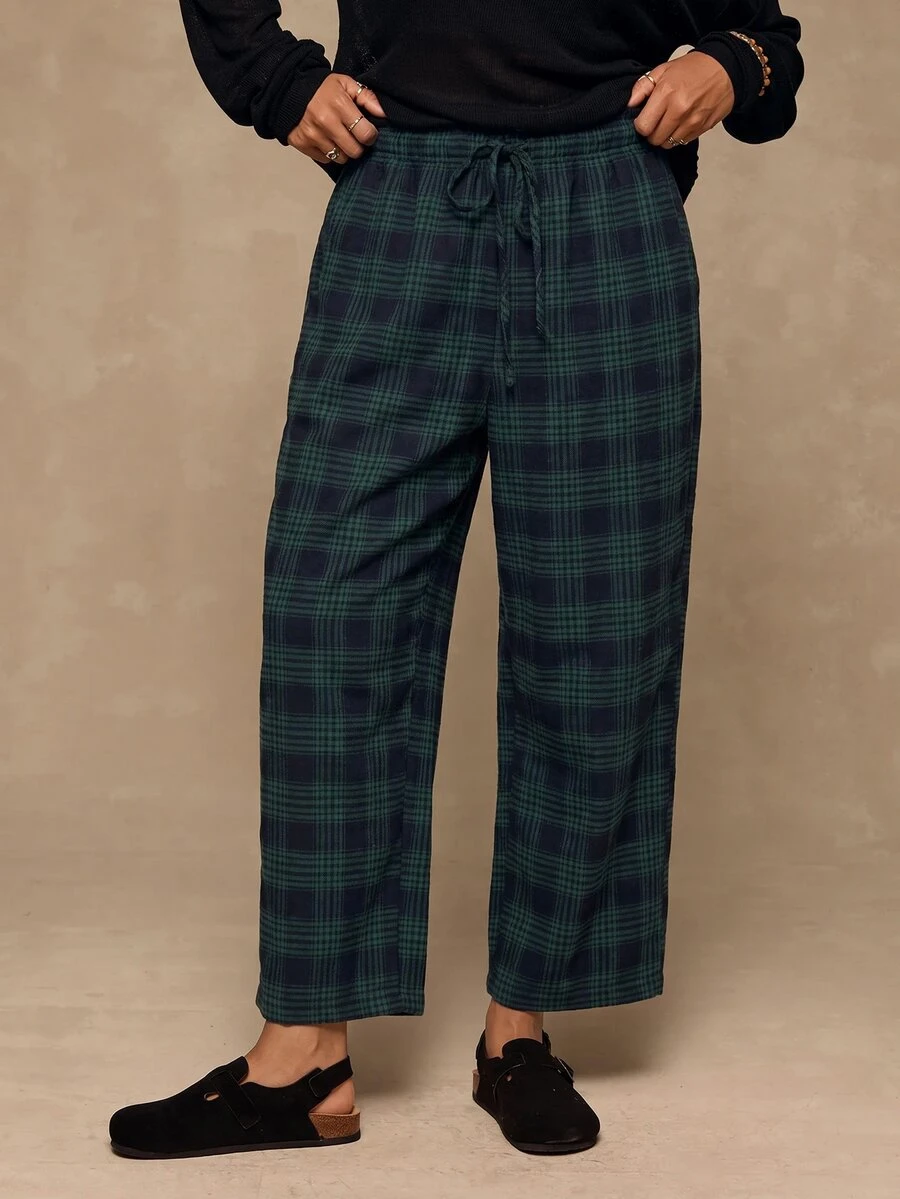 Freevana Plus Size Pants - Multicolor - View 1