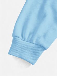女童（大）衛衣 - 藍色 - 查看 5