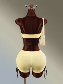 Amplova Women Sports Sets - Yellow - View 2