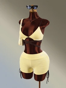 Amplova Women Sports Sets - Yellow - View 3