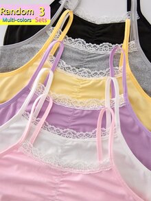 6件組青少年女孩內搭背心 - 彩色 - 查看 6