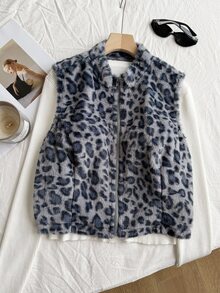 SHEIN EZwear 大碼夾克 - 藏蓝色 - 查看 4