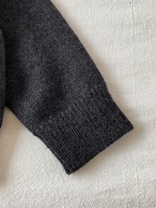Boys' Sweater Children Autumn/Winter New Korean Style Fashion Versatile Cute Knit Base Layer Top Baby College Style Cartoon - Grey - View 7