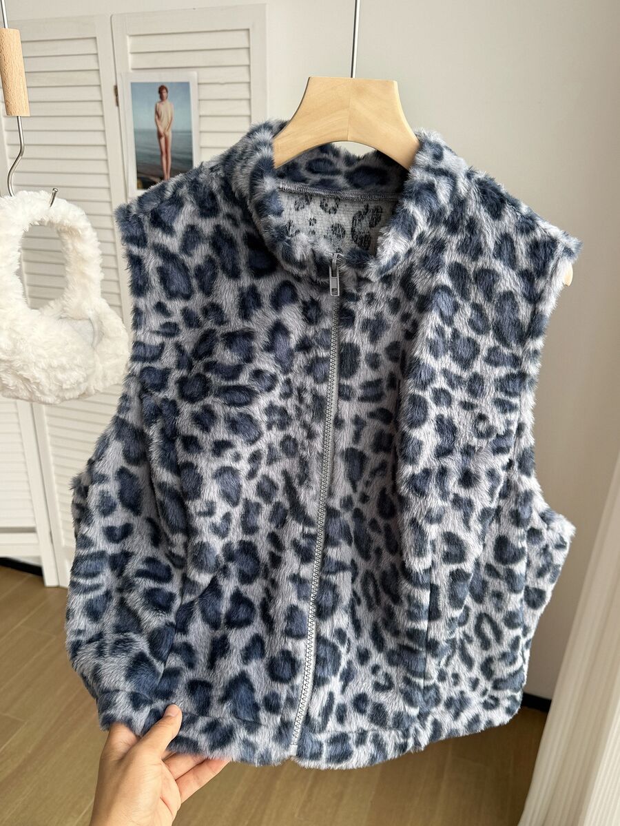 SHEIN EZwear 大碼夾克 - 藏蓝色 - 查看 1