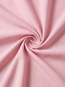 SHEIN Clasi Sleeveless Tie Waist Top And A-Line Printed Skirt Set, Comfortable And Easy To Wear - Pink - View 5