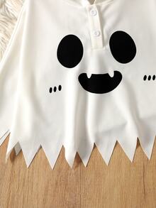 Young Girls Young Girl Fun Halloween Sweatshirt Sweatshirt For Holiday Party - White - View 4