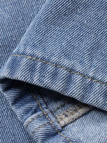 DAZY Women's Casual Daily Travel Denim Jeans With Pockets And Buttons - Blue - View 6