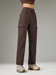 OutZeal Women Outdoor Pants Hiking Camping Water-Resistant Multi Pocket Outdoor Bottoms - Brown - View 7