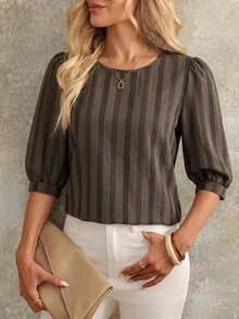 EMERY ROSE Women Blouses & Shirts - Brown - View 7