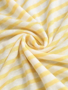 Sweetra Fresh Minimalist Sexy Simple Vintage Office Casual Daily Commute Bestie Afternoon Tea Store Visit Photo Shopping Date Side Ruched Gathered Inner Wear Thin Spaghetti Strap Camisole Back Spring Summer Yellow Women 2 Pieces Set - Yellow - View 8