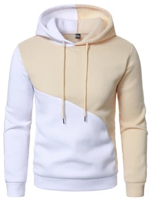Manfinity Homme Men's Colorblock Casual Daily Hoodie Sweatshirt - Multicolor - View 5