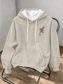 Daypath 男士街頭時尚連帽衫，秋冬舒適套頭運動衫，男士時尚穿搭 - 彩色 - 查看 2