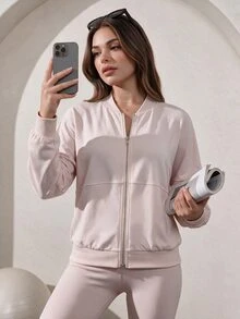 Easithlete Easithlete Women Sports Jackets - Baby Pink - View 3