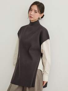 Dazy-Less เสื้อสเวตเตอร์ผู้หญิงฤดูหนาว สีน้ำตาลกาแฟ คอกลม แขนยาว ถักลายเคเบิล ทรงเข้ารูป ลายริ้ว สไตล์ลำลอง - สีน้ำตาลกาแฟ - ดู 6