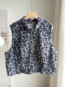 SHEIN EZwear 大碼夾克 - 藏蓝色 - 查看 3