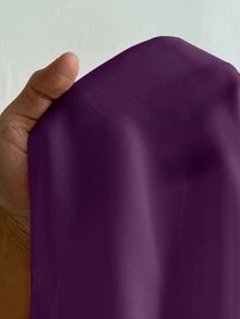 Viva Relle 大尺碼雪紡性感蝴蝶結上衣 Sexy-Bow - 紫色 - 查看 7