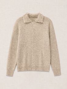 Calmiston Men Cardigans - Apricot - View 7