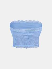 SHEIN ICON Women Tops - Baby Blue - View 3