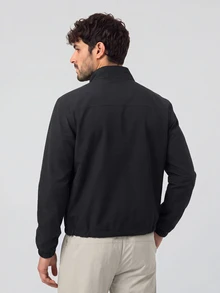 TekDrob Water Repellent And Wind Proof Utility Cargo Jacket - Black - View 3