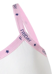 6PCS Tween Girls Undershirt - White - View 8