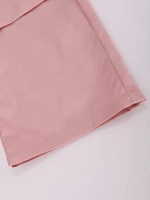 SHEIN Sparklyn 青少年女孩連帽衫與運動衫套裝 - 粉色 - 查看 7