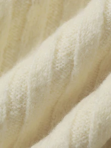 FRIFUL Women's Cream Casual French Cute Everyday Long-Sleeved Sweater Everyday Fall Brunch Date Work Winter - Apricot - View 7