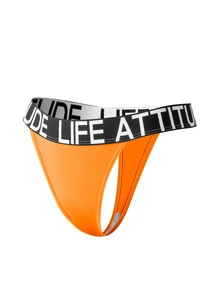 Rest Era 3pcs Multi-Color Assorted Women's Thong Panties - Multicolor - View 4