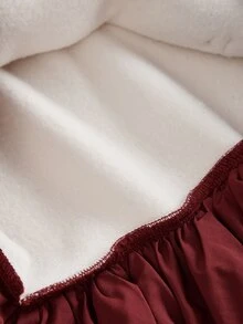 Young Girl Bowknot Decor Mesh Long Sleeve Princess Dress For Formal Occasions And Casual Wear - Red - View 7