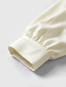 GlowEve CURVE Plus Knot Side Top & Skirt - Apricot - View 3