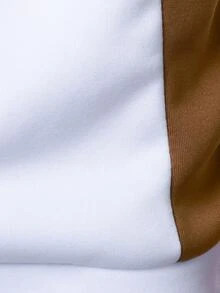 Manfinity Homme 男士簡約休閒拼色長袖連帽衛衣 - 彩色 - 查看 3