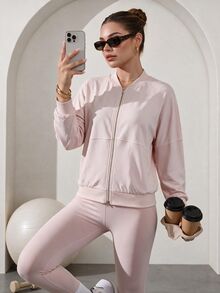 Easithlete Easithlete Women Sports Jackets - Baby Pink - View 1