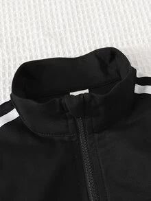 Cozy Pixies 男嬰連帽衫與運動衫套裝 - 黑色 - 查看 4