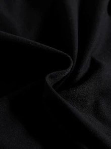 SHEIN 2件組聖誕萬聖節秋季休閒時尚女童T恤套裝，簡約蝴蝶結與櫻桃印花短袖上衣，美式復古圖案兩件式穿搭，適合4Y-7Y小女孩外出穿著，四季皆宜，白色與黑色配色上衣 - 白色 - 查看 4