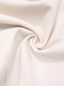 EMERY ROSE معطف طويل بأزرار أمامية وأكتاف منسدلة - بيج - مشاهدة 10
