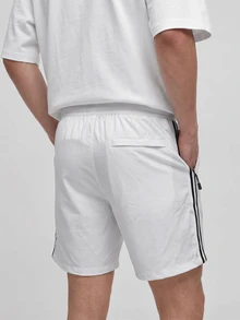 TekDrob Water Repellent And UV Protection Active Shorts With Contrast Details - White - View 3