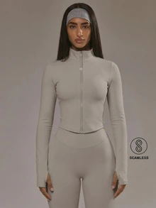 Musera Sport 女款運動夾克 - 米色 - 查看 6