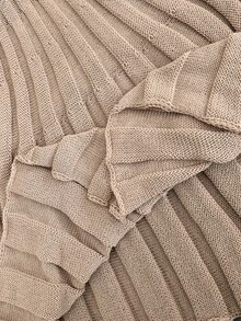 Elaquor Plus Drop Shoulder Sweater Dress Winter - Khaki - View 8