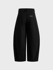 EASEVO Men's Plus Size Solid Color Casual Daily Travel Long Pants With Pockets - Black - View 3