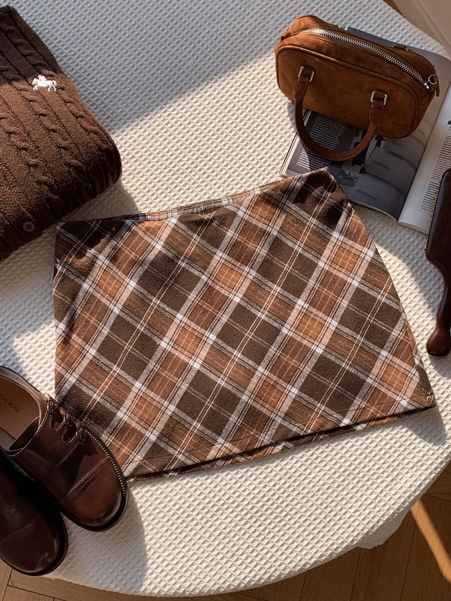 Comfortcana Women Skirts - Brown - View 1