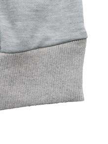 Balvessa Sweatshirt Hoodie Kasual Elegan Wanita untuk Musim Gugur dan Musim Dingin, Atasan Lengan Panjang Patchwork Bergaris Hitam, Serbaguna untuk Perjalanan Sehari-hari, Pakaian Natal & Tahun Baru - Grey - View 4