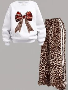 Girlism Tween Girls Hoodie & Sweatshirt Co-Ords - White - View 4