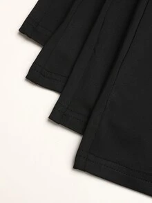 SHEIN 4件組青少年女孩長褲 - 黑色 - 查看 3