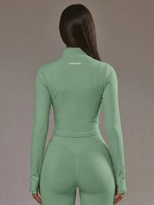 Musera Sport Women Sports Jackets - Olive Green - View 3