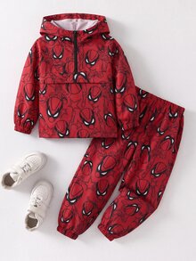 SHEIN 2件組兒童小男孩學校花園海灘生日秋季冬季 - 彩色 - 查看 4