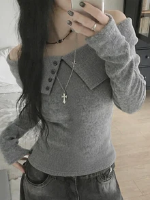 DAZY Women T-Shirts - Grey - View 2