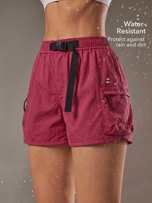 OutZeal Women Outdoor Shorts Hiking Camping Water-Resistant Adjustable Waist With Pockets - Hot Pink - View 4