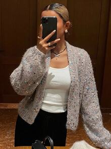 DAZY Women Sweaters - Apricot - View 3