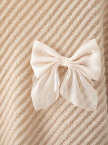 Tween女孩 春秋冬三季 2件套 不對稱針織高領長袖上衣與卡其色喇叭褲，適合春秋冬返校季，優雅簡約通勤高級穿搭，適用日常穿著、學校、外出、度假、派對 - 卡其色 - 查看 8