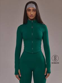 Musera Sport Women Sports Jackets - Dark Green - View 1