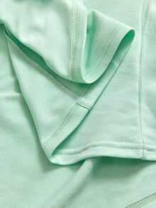 Easithlete Women's Plus Size Hooded Long Sleeve Sports Sweatshirt - Mist Green - View 6